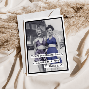 Cheers to a Classy Sassy...Birthday Greeting Card - The Collective Park City