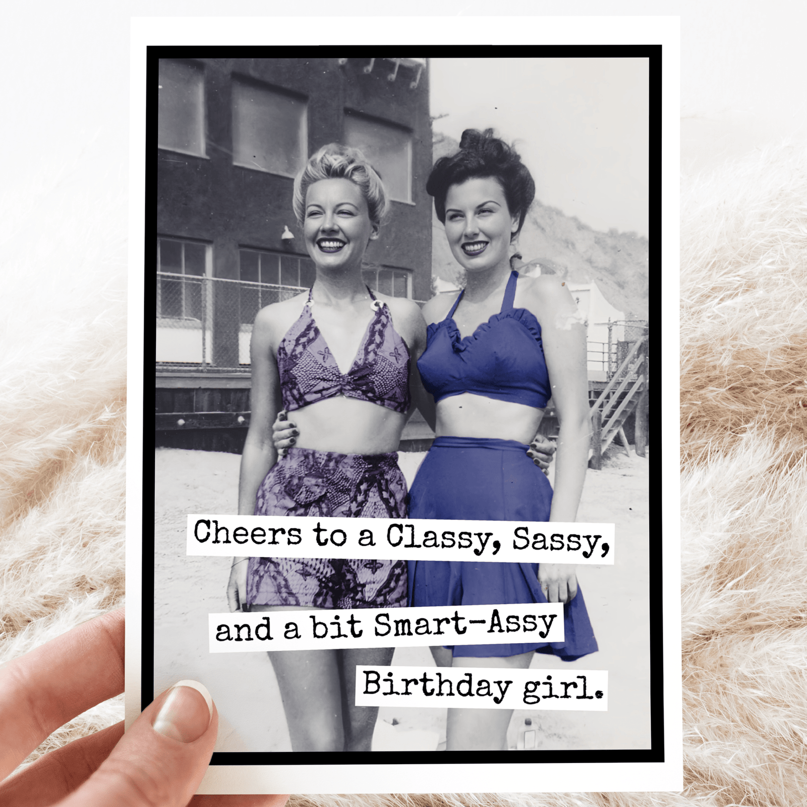 Cheers to a Classy Sassy...Birthday Greeting Card - The Collective Park City