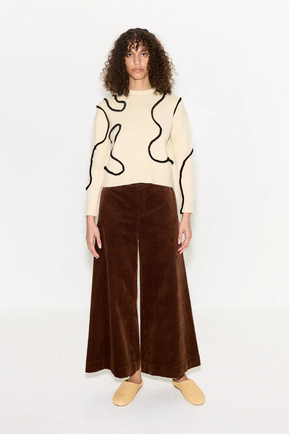 Cher Wool Squiggle Sweater - The Collective Park City