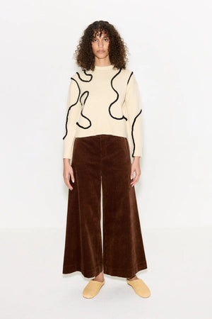 Cher Wool Squiggle Sweater - The Collective Park City