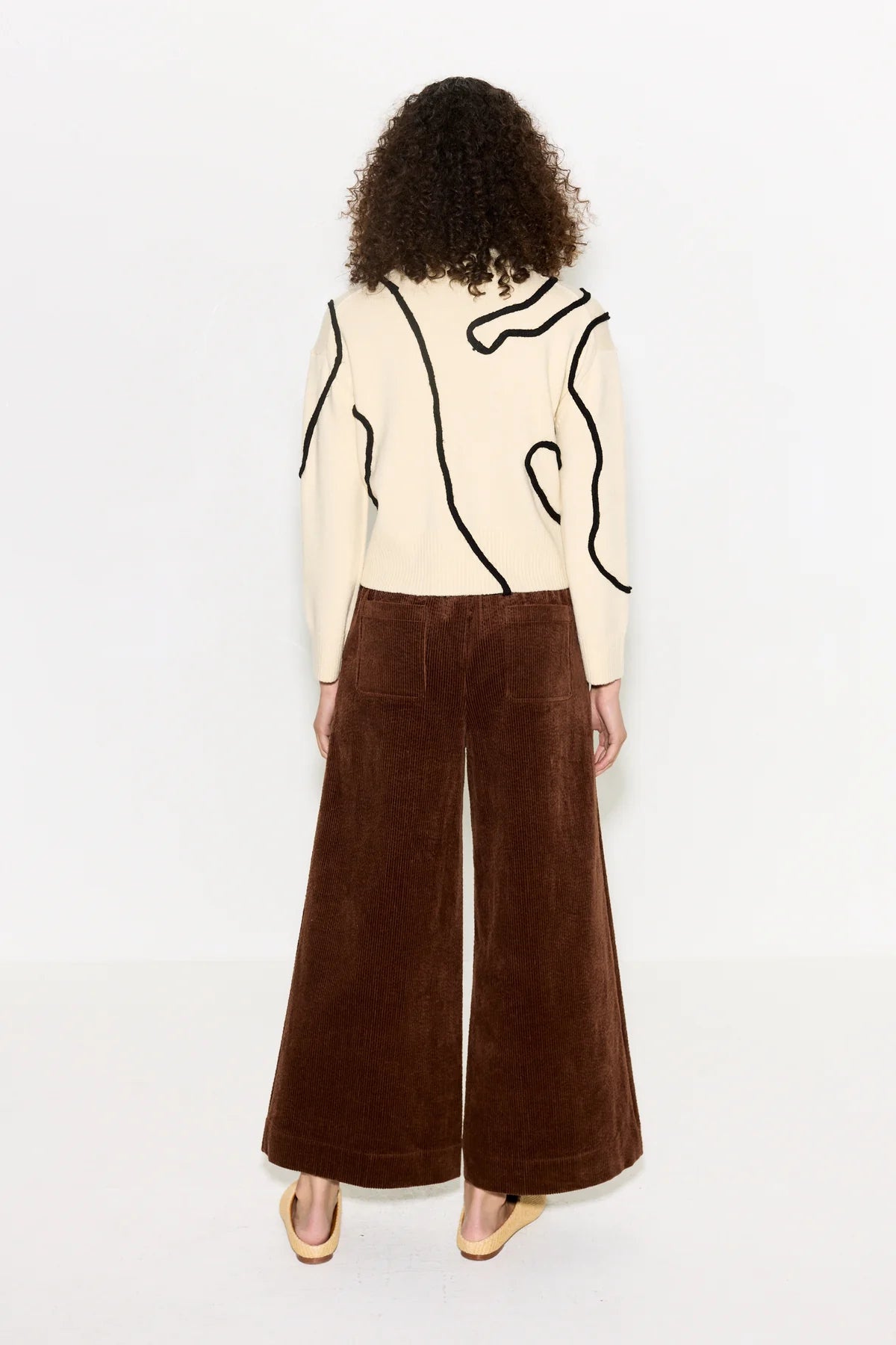 Cher Wool Squiggle Sweater - The Collective Park City