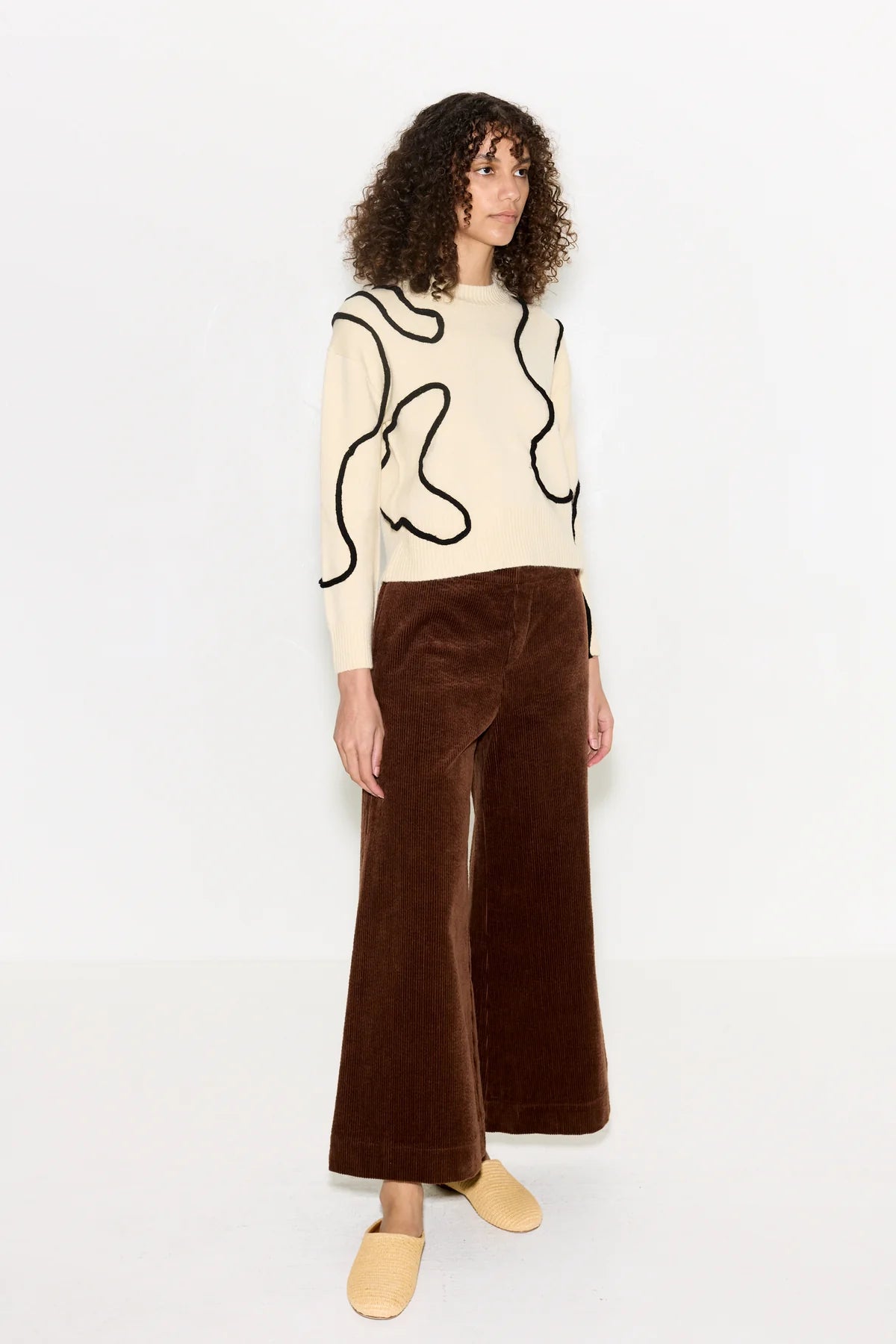 Cher Wool Squiggle Sweater - The Collective Park City