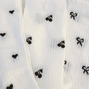 Cherry Cutie Charm Socks - Hearts - The Collective Park City