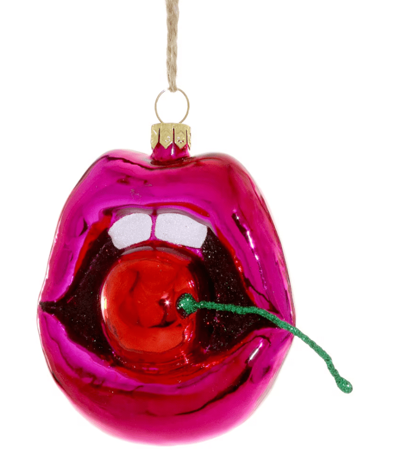 Cherry Lips Ornament - The Collective Park City