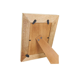 Chevron and Wood Crafted Bone Photo Frame - The Collective Park City