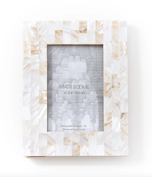 Chitra Mother of Pearl Picture Frame - 4 x 6 - The Collective Park City
