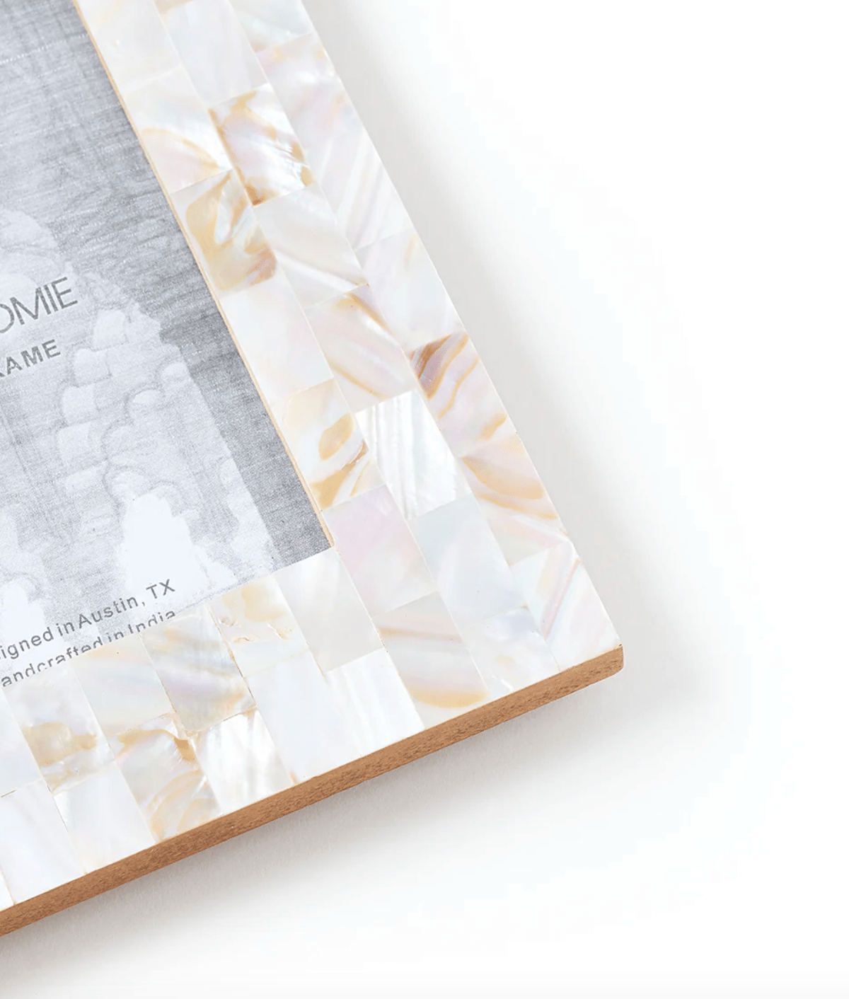 Chitra Mother of Pearl Picture Frame - 4 x 6 - The Collective Park City