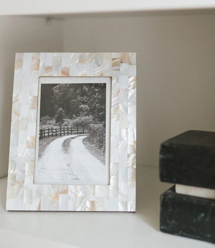 Chitra Mother of Pearl Picture Frame - 5x7 - The Collective Park City