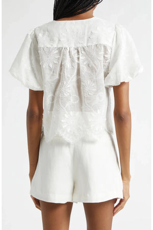 Chrissie Organza Blouse - The Collective Park City
