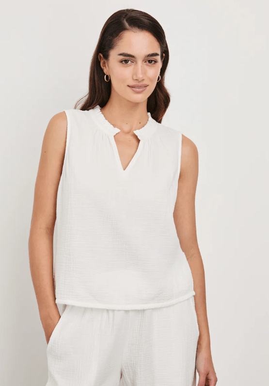 Christy Top / White - The Collective Park City