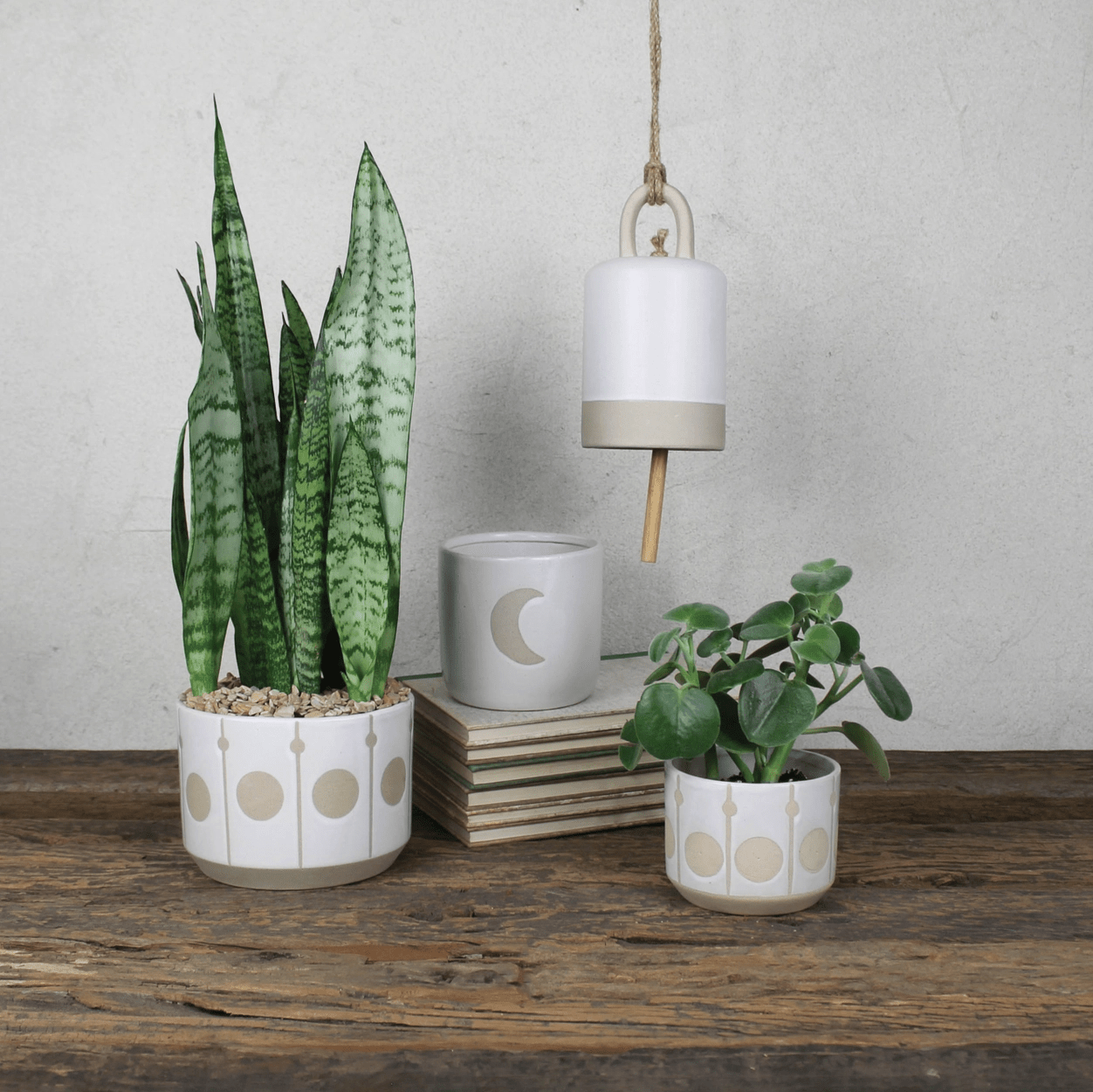 Cielo Cachepot - Ceramic Moon - The Collective Park City