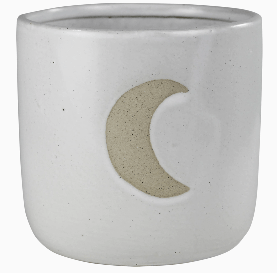 Cielo Cachepot - Ceramic Moon - The Collective Park City