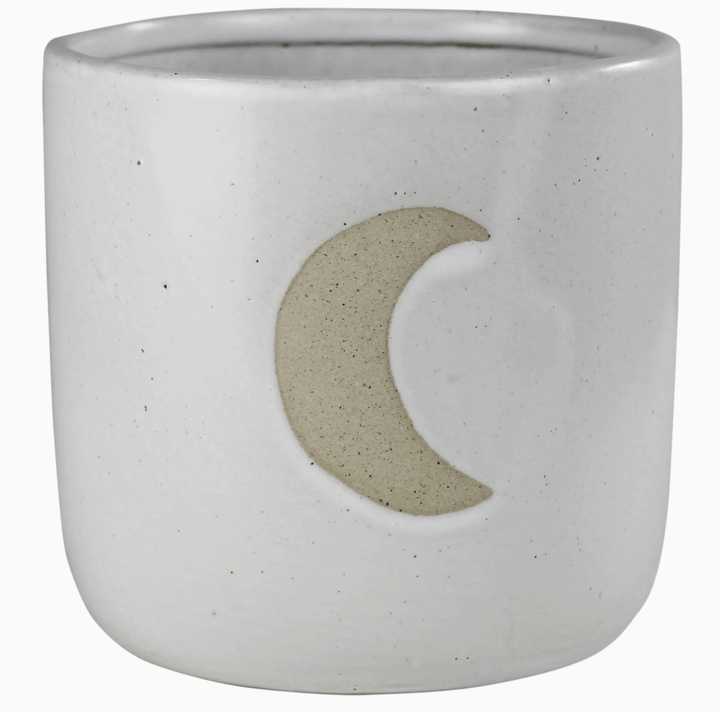 Cielo Cachepot - Ceramic Moon - The Collective Park City