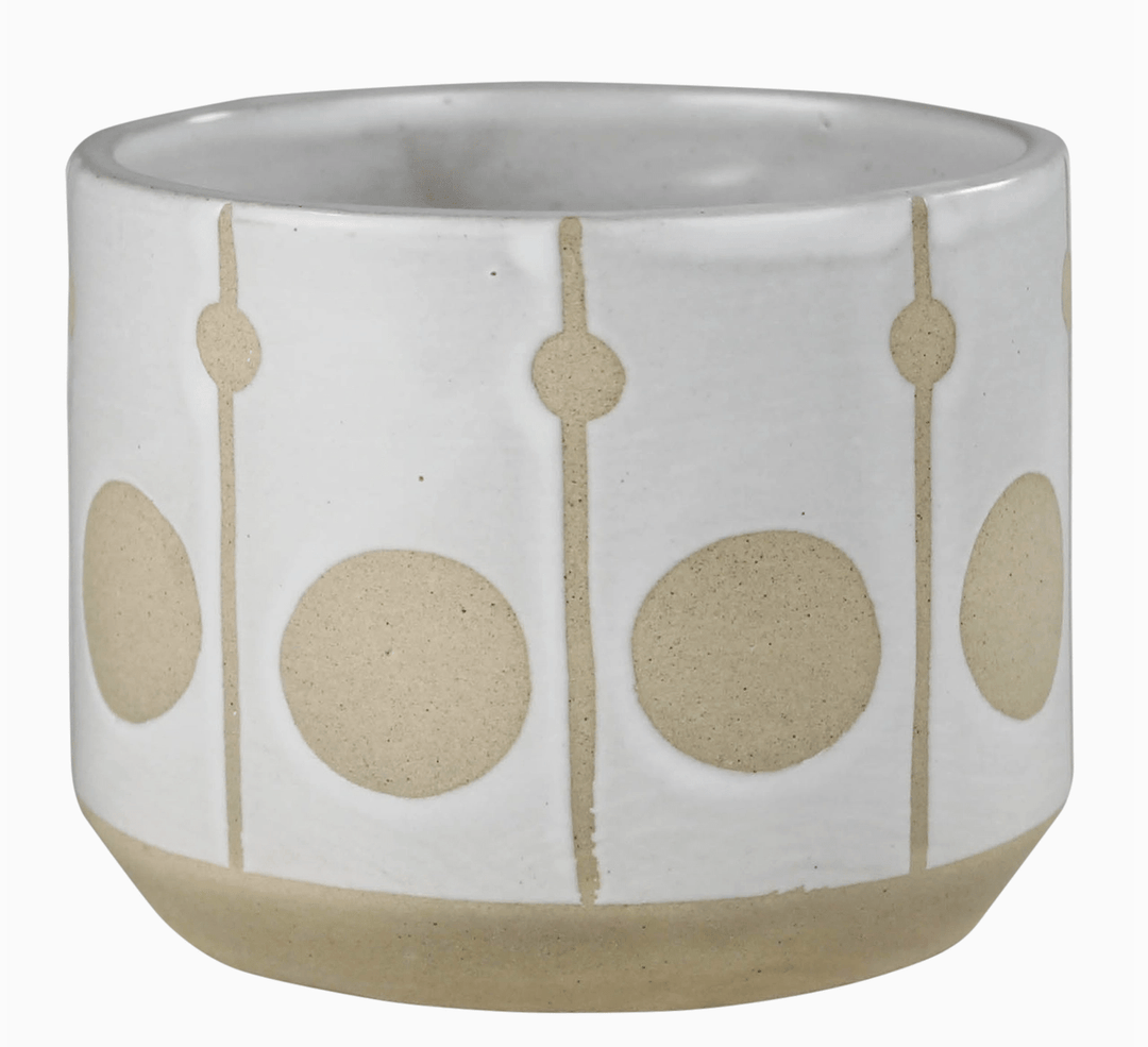 Cielo Cachepot with Circles - The Collective Park City