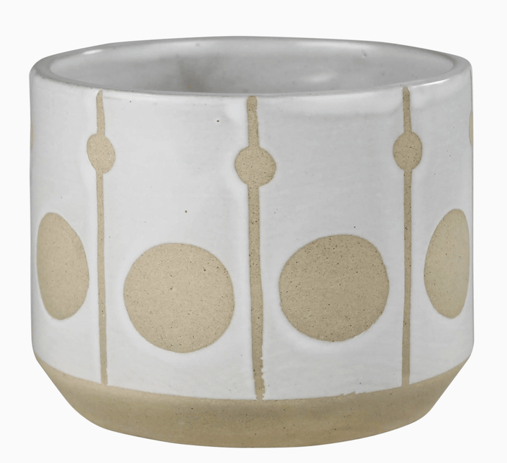 Cielo Cachepot with Circles - The Collective Park City