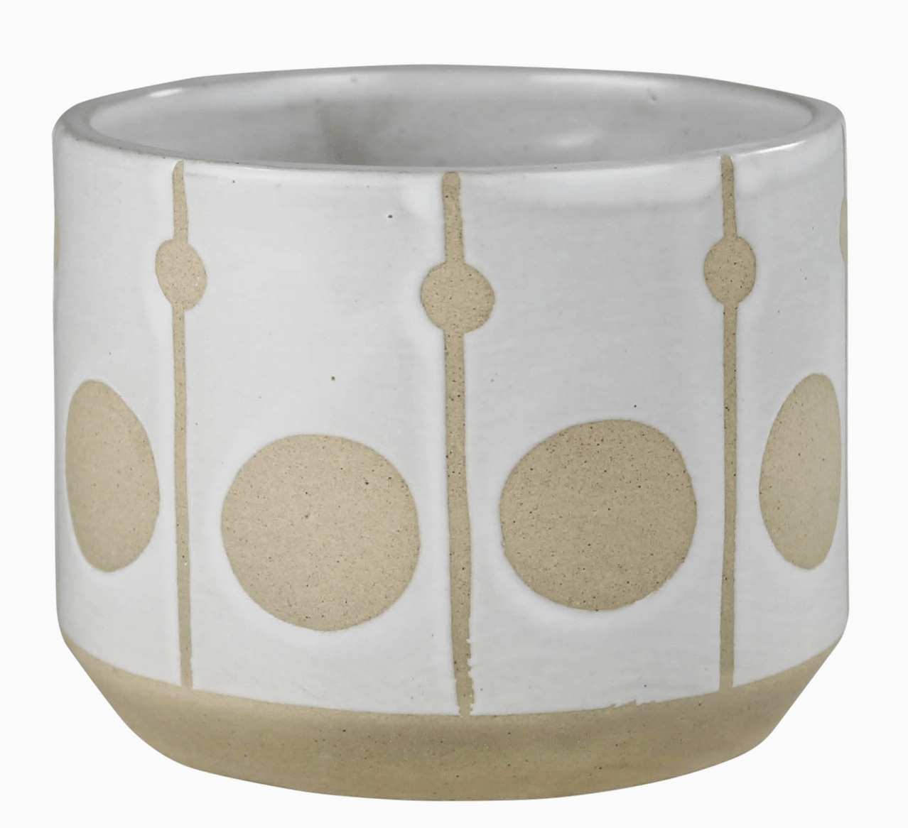Cielo Cachepot with Circles - The Collective Park City