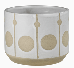 Cielo Cachepot with Circles - The Collective Park City