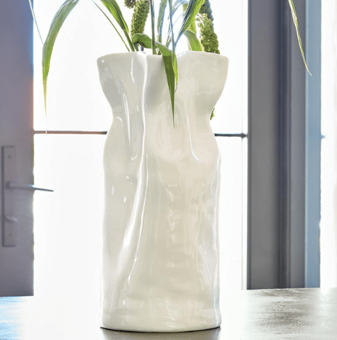 Cinched Ceramic Vase - The Collective Park City