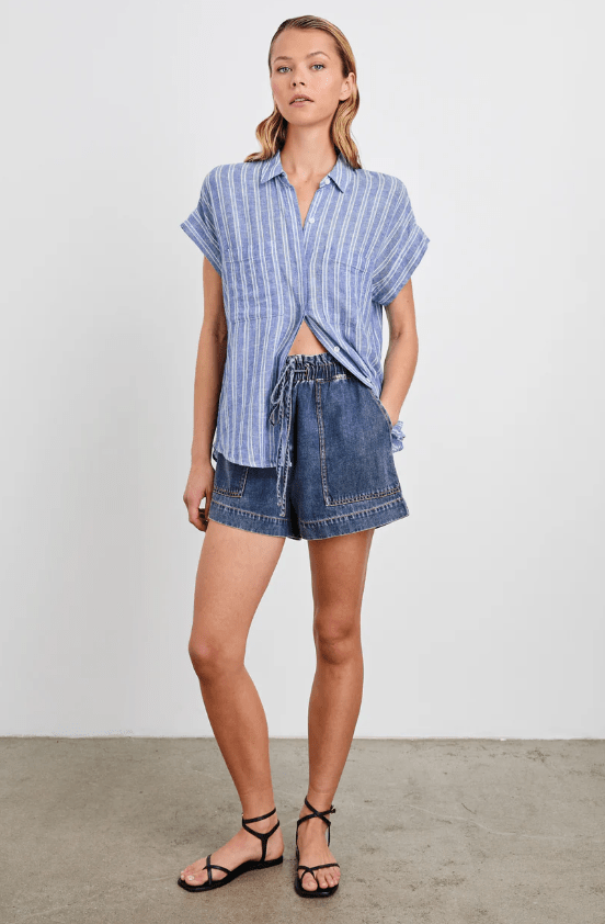 Cito Button Down Top - The Collective Park City