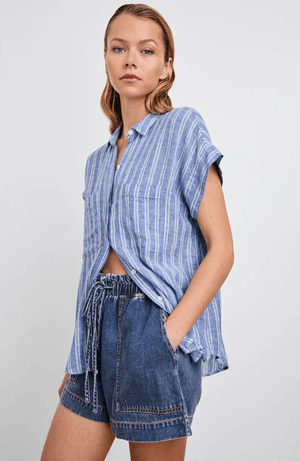 Cito Button Down Top - The Collective Park City