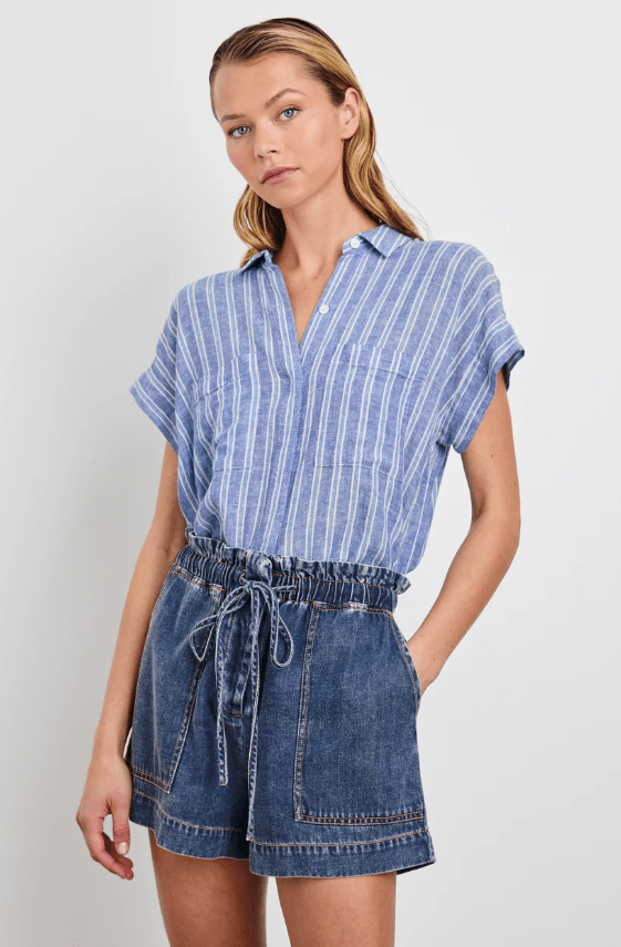 Cito Button Down Top - The Collective Park City