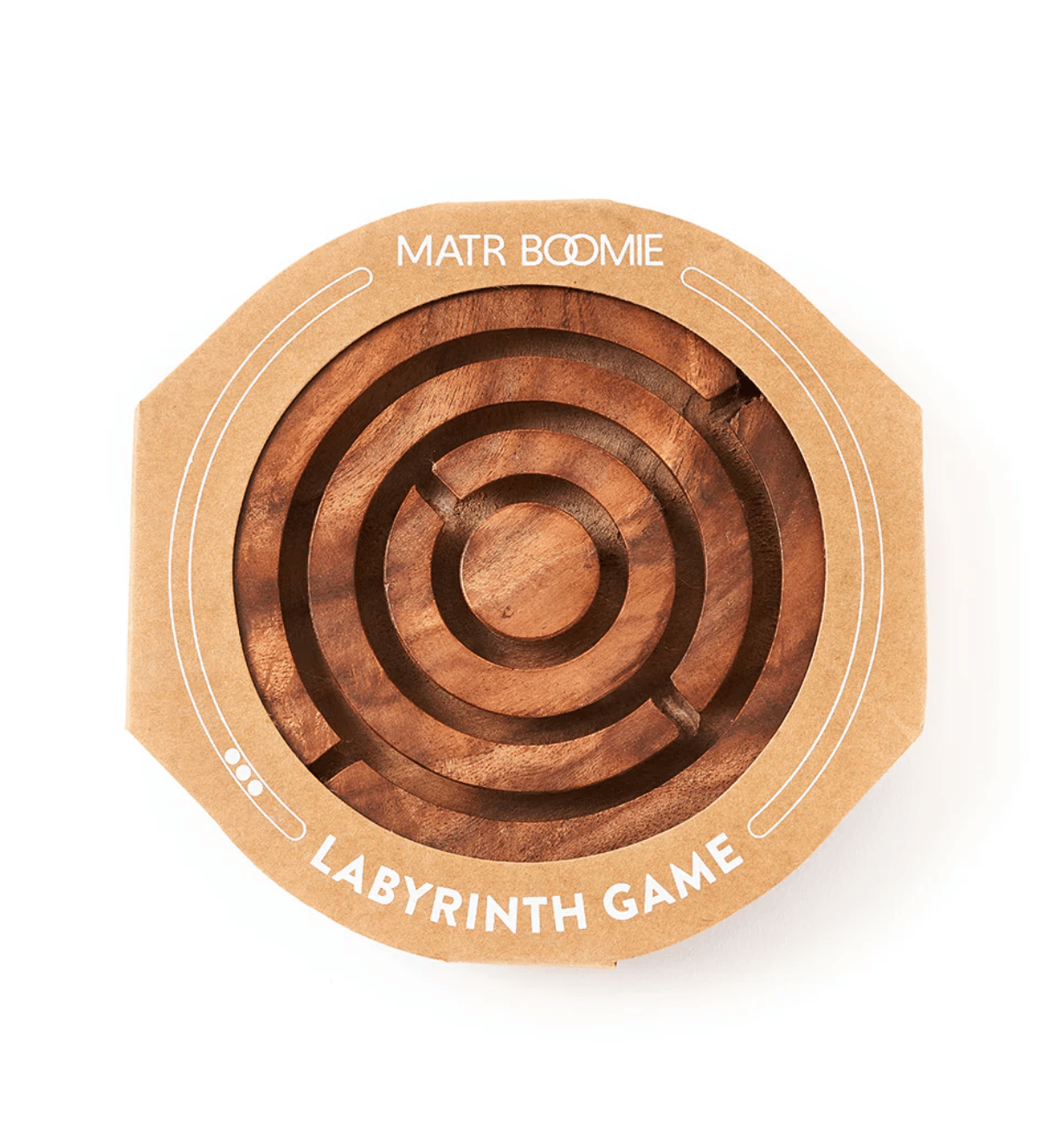 Classic Labyrinth Game - Hand Carved Wood - The Collective Park City