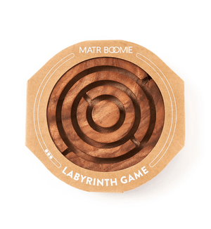 Classic Labyrinth Game - Hand Carved Wood - The Collective Park City
