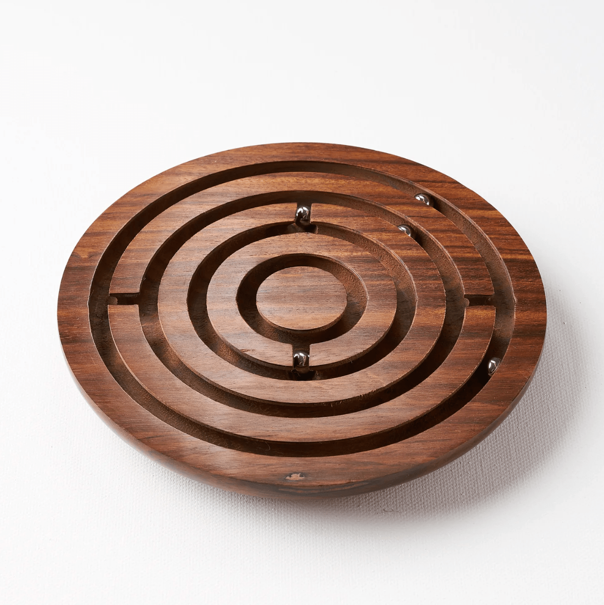 Classic Labyrinth Game - Hand Carved Wood - The Collective Park City
