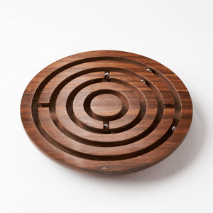 Classic Labyrinth Game - Hand Carved Wood - The Collective Park City