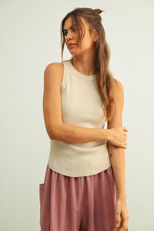 Classic Soft Ribbed Tank Top - The Collective Park City