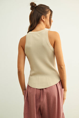 Classic Soft Ribbed Tank Top - The Collective Park City