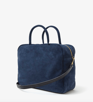 Claude Suede Leather Tote Shoulder Bag - The Collective Park City