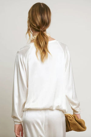 Clem Satin L/S Top - The Collective Park City