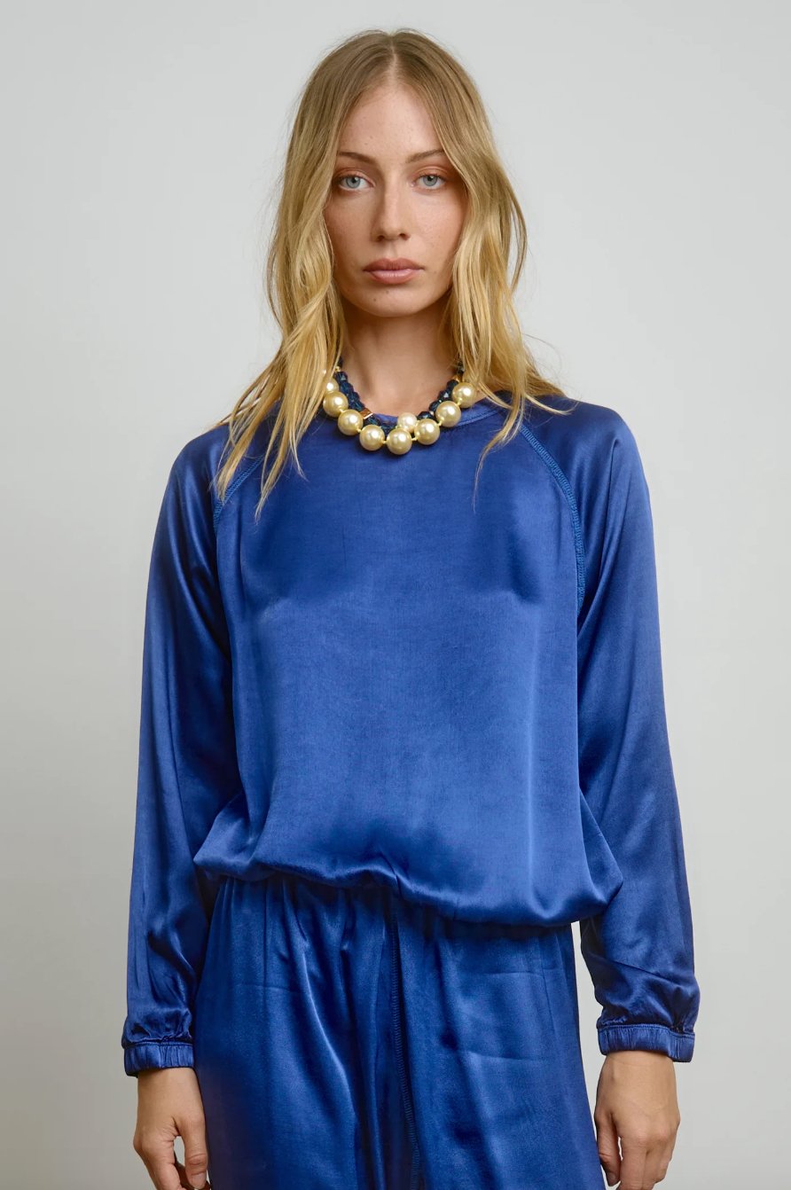 Clem Satin L/S Top - The Collective Park City