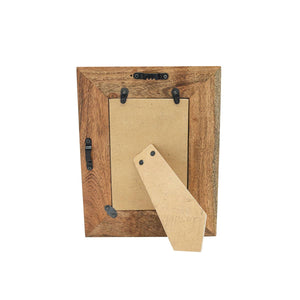 Clement Wood & Resin Photo Frame - White 4X6 - The Collective Park City