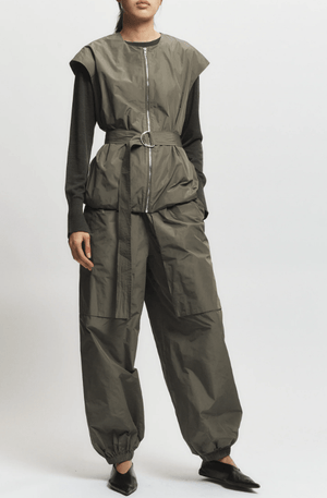 Clyde Oversized Taffeta Pant - The Collective Park City
