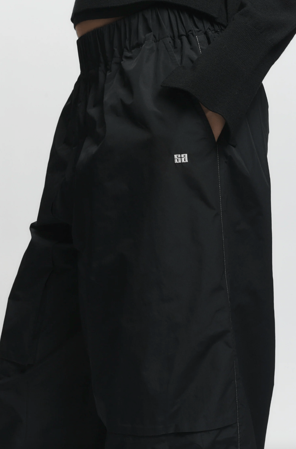 Clyde Oversized Taffeta Pant - The Collective Park City