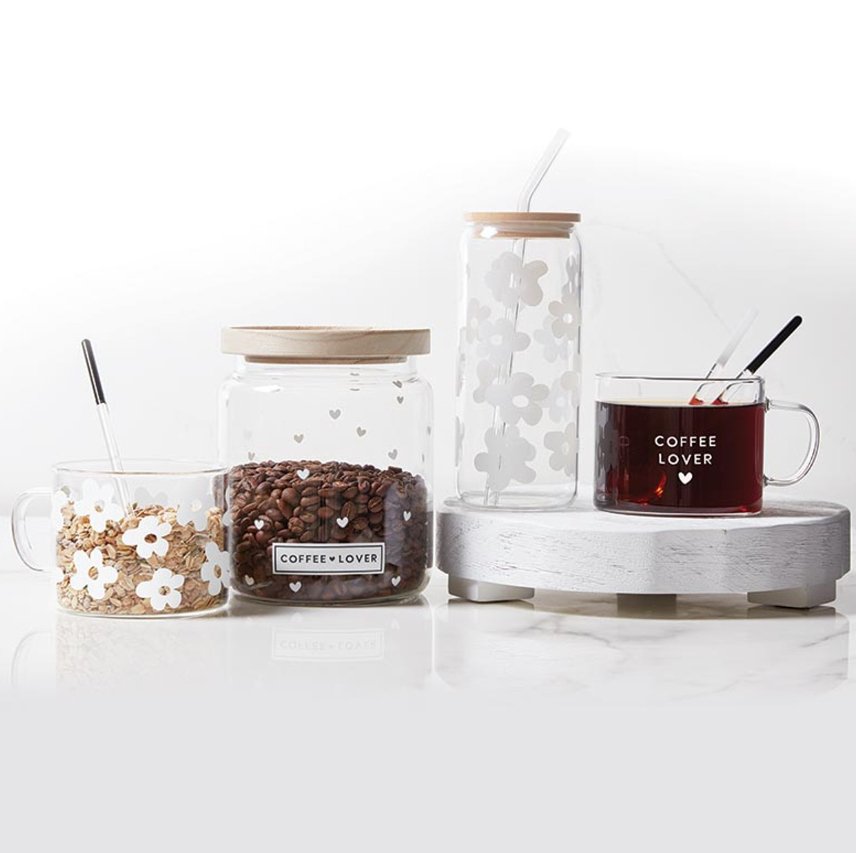Coffee Lover Glass Mug - The Collective Park City