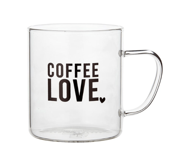 Coffee Lover Glass Mug - The Collective Park City