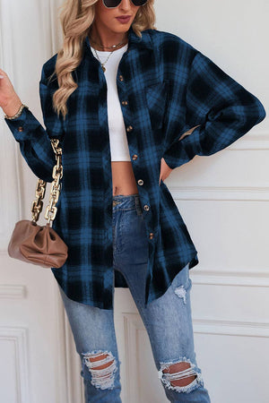 Cool & Comfy Plaid Button Down Top - The Collective Park City