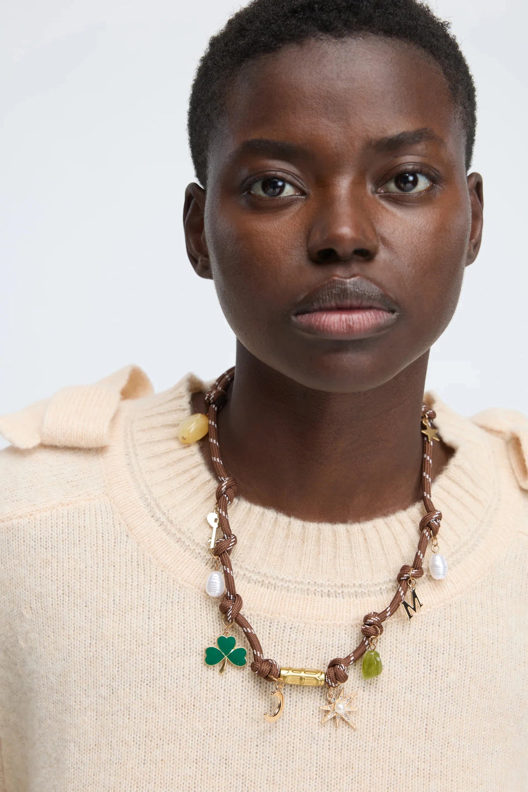 Corah Knit Blouse - Cream - The Collective Park City
