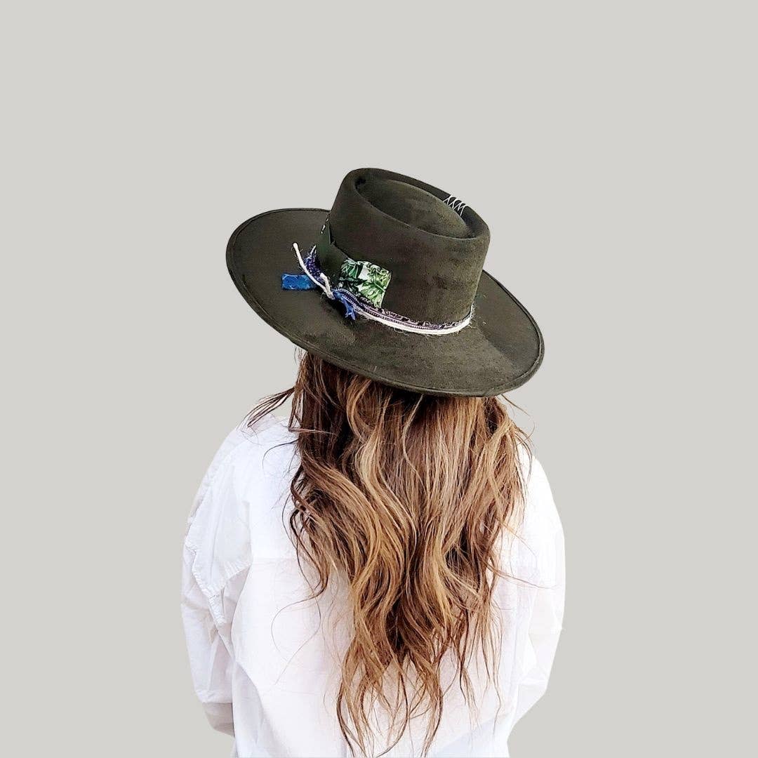 Cordelia Telescope Hat : Green / M/L - The Collective Park City