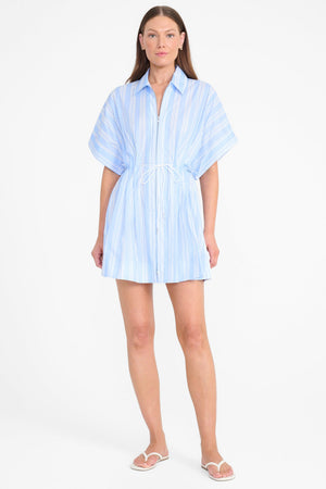 Cori Dress - Ventura Stripe - The Collective Park City