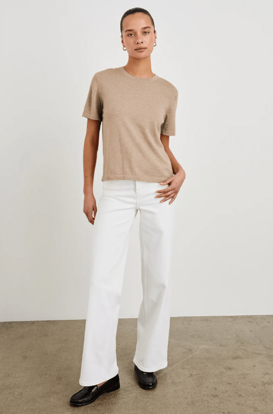 Cotton Cashmere T-shirt - The Collective Park City
