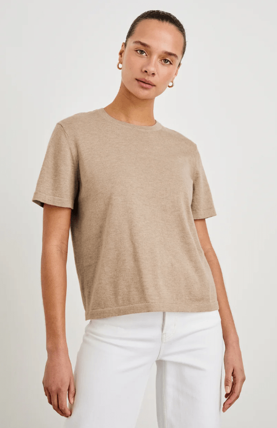 Cotton Cashmere T-shirt - The Collective Park City