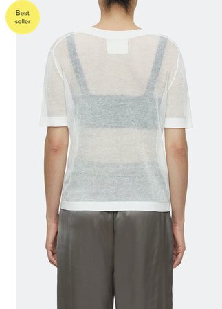 Cotton - Linen Short Sleeve Top - The Collective Park City