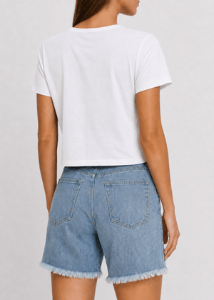 Cotton Modal Slub Crew Tee - The Collective Park City