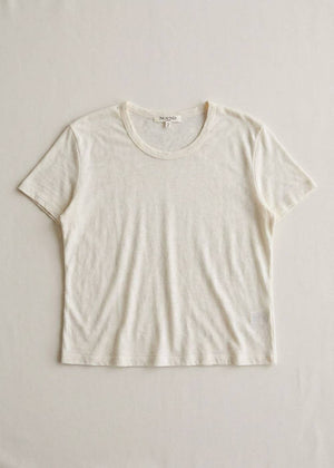 Cotton Modal Slub Crew Tee - The Collective Park City