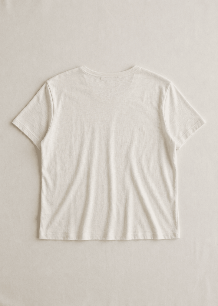 Cotton Modal Slub Crew Tee - The Collective Park City