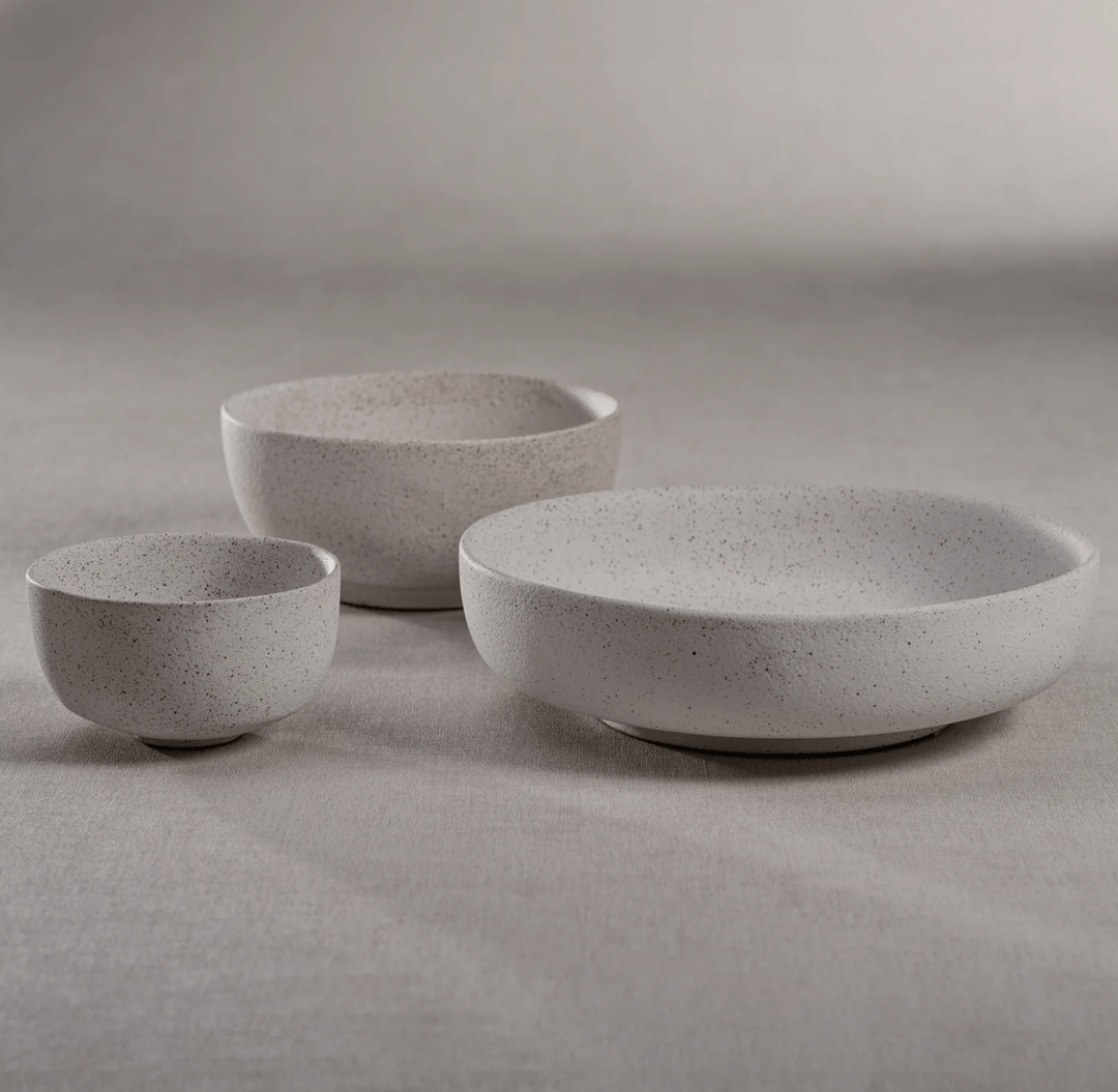 Cozumel Cove Low Ceramic Textured Bowl - The Collective Park City